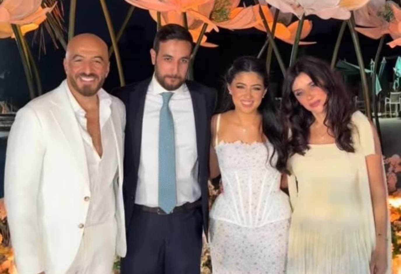 Ghada Adel and Magdy El Hoary Attend Daughter Mary's Engagement