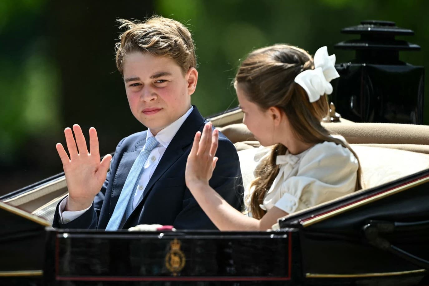 Prince George's first holiday at Eton