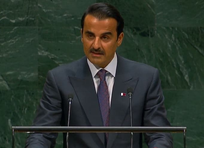 أمير قطر: غزة تتعرض لمجزرة وقيادة إسرائيل تتحدث عن التهجير