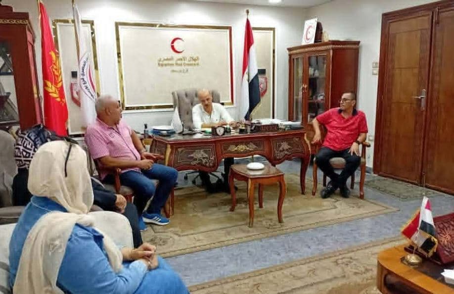 الهلال الأحمر ببورسعيد يعيد هيكلة خدماته