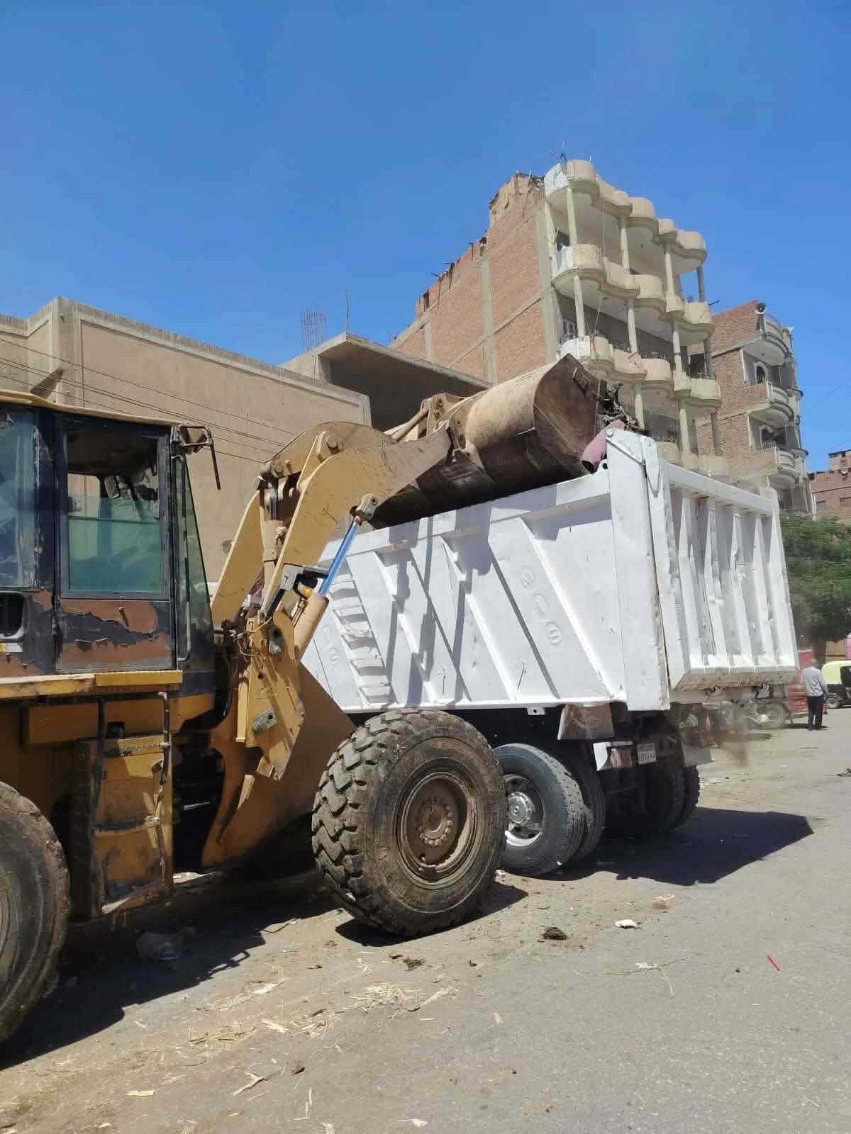 جهود نظافة وتحسين مظهر أبشواي ويوسف الصديق