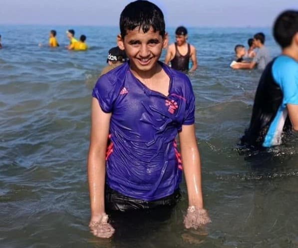 محمد الزيناتي الطفل المقتول بغزة أثناء إنقاذ مصاب