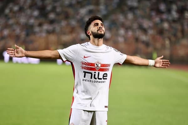 حسام أشرف أفضل لاعب في مباراة الزمالك وسويس