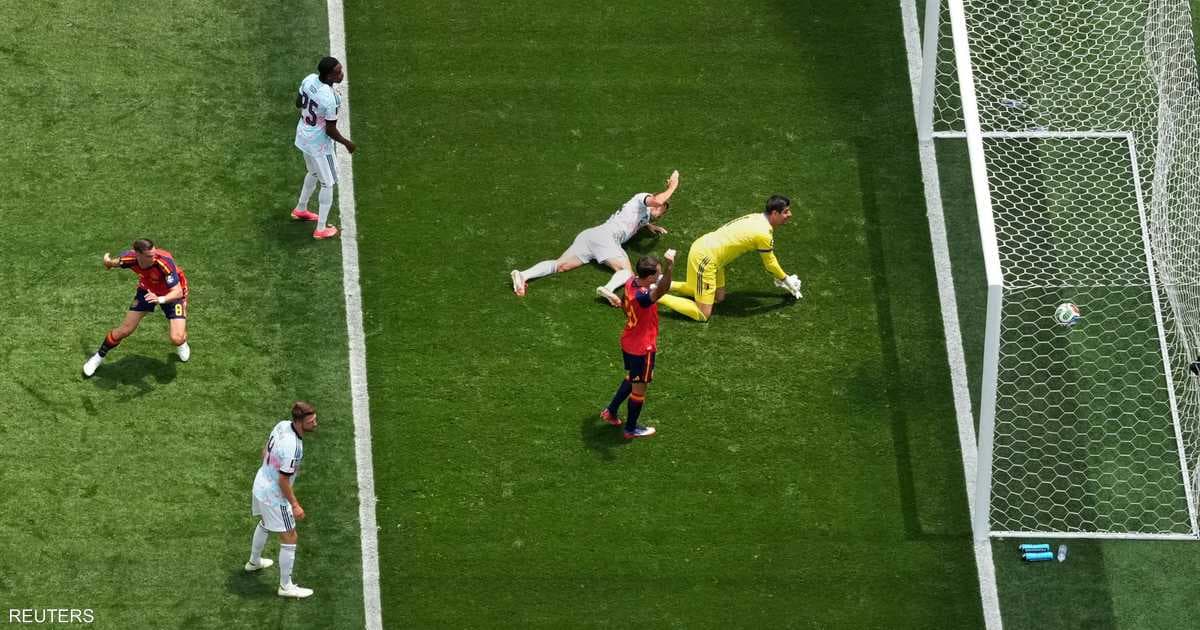 إسبانيا تتغلب على بلجيكا وتتأهل لمواجهة فرنسا في نصف نهائي كأس العالم