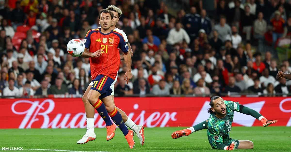 Spain wins with England's errors