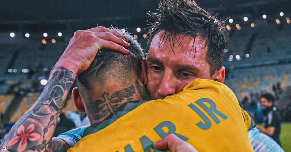 NeymarThanksMessi in Farewell Message