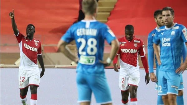 موناكو يتغلب على مارسيليا بهدفين