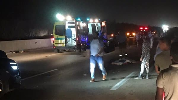 حادث تصادم لنقل بالشيخ زايد يوقع 4 إصابات