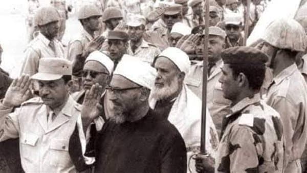 دعم شيخ الأزهر للمقاتلين في أكتوبر