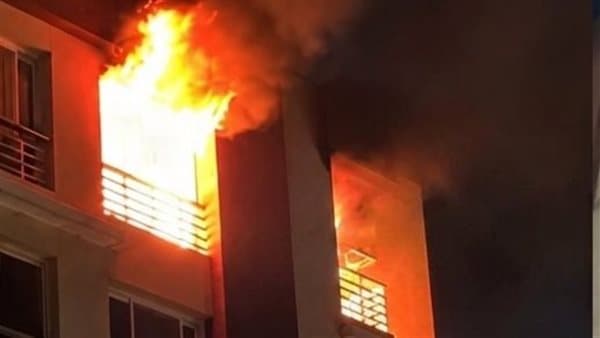 حريق في شقة بمحرم بك بالإسكندرية