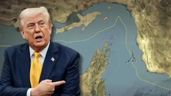 ترامب ينشر صورة لمضيق هرمز كجزء من الأقاليم الأمريكية