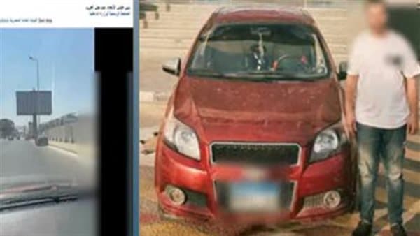 اختصار الطريق يهدد السلامة ضبط سائق عكس الاتجاه بالجيزة