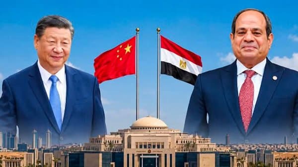 السيسي يستقبل الرئيس الصيني بالاتحادية