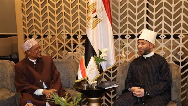 وزير الأوقاف يبحث مع مفتي تنزانيا إنشاء معهد لغات