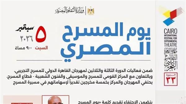 المركز القومي ومهرجان القاهرة يكرمان المسرح المصري