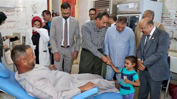 محافظ سوهاج يزور مستشفى جرجا والمشروعات الحالية