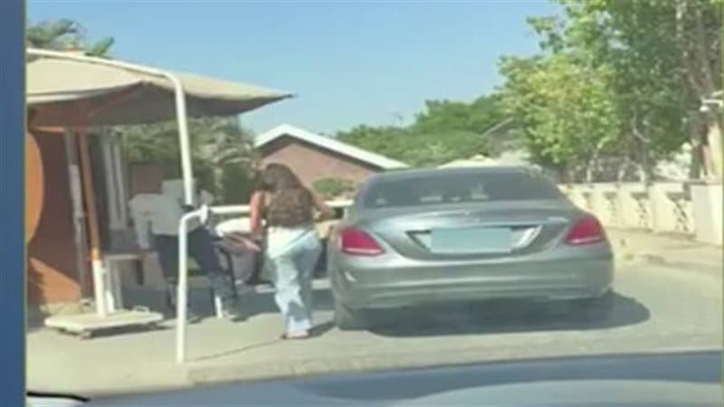 سيدة نيو جيزة تعتدي على أمن جراج النادي