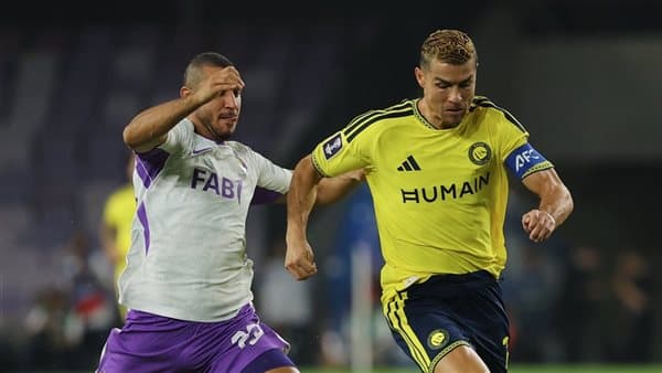 العين يتقدم على النصر في النصف الأول