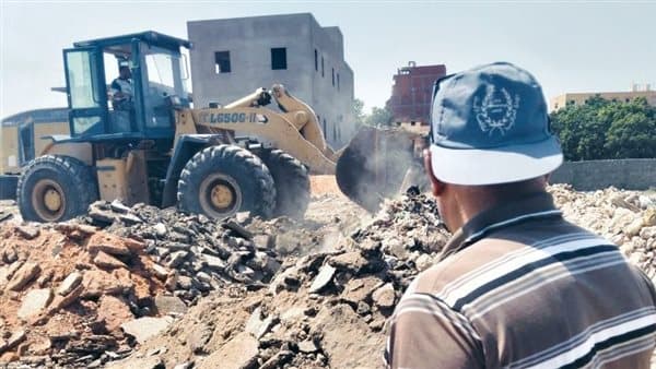 إزالة 23 تعديا على الأراضي في الشرقية