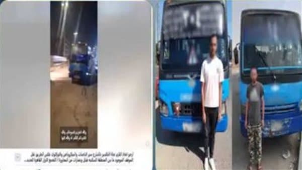 ملاحقة سائقي ميني باص عكس السير في التجمع