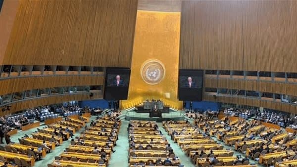 ظهور صورة سليماني خلال خطاب نتنياهو