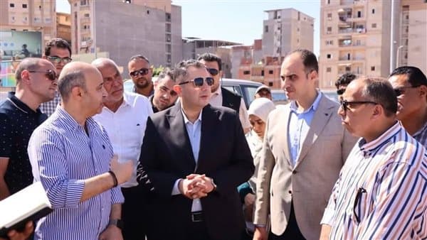 دمياط تفقد مشروع تطوير الكورنيش