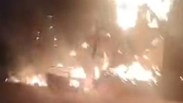 حريق في مطعم سوري بالفيوم دون إصابات