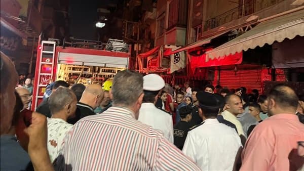محافظ الدقهلية يتابع حريق كفر البدماص