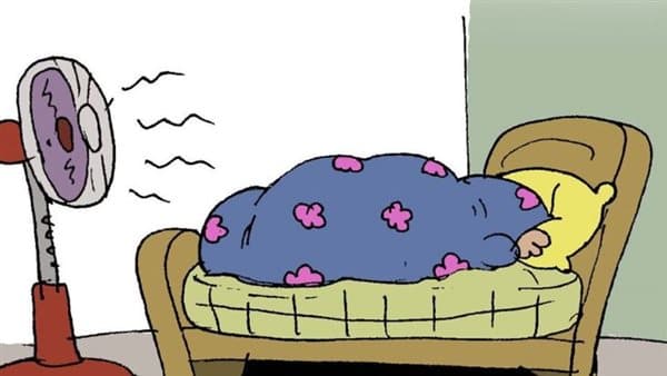 كاريكاتير فيتو يوضح حالة الطقس