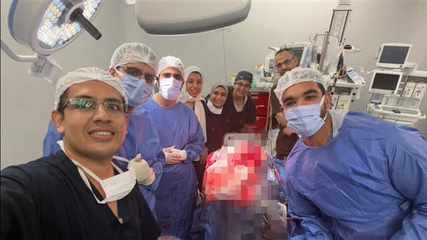 طوارئ قصر العينى يزيل مسمارا من رأس مريض