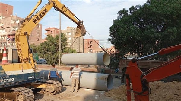 إتمام تجديد خط المياه بالفيوم قبل الموعد