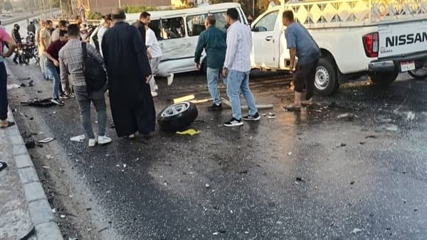 زيادة ضحايا حادث كوبري قها إلى 7 وفيات و10 مصابين
