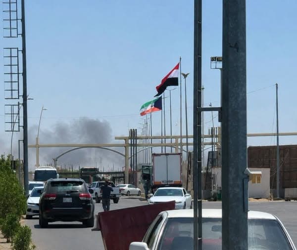 Footage: Attacks at Al-Abdali border