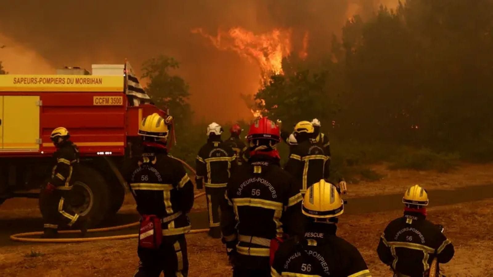 Fires Prompt Mass Evacuations in France and Madrid