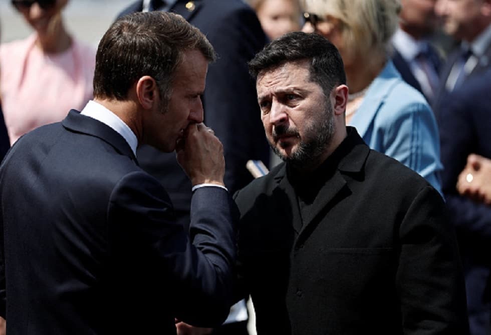 Russian remark on Zelensky and Macron: not with French leader