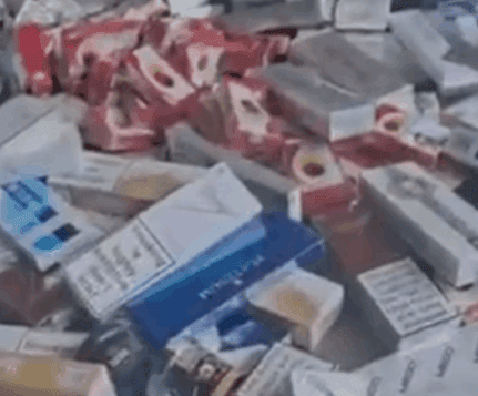 Customs seize warehouse of smuggled honey and cigarettes