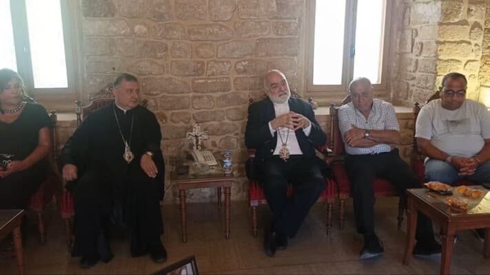 Metropolitan Alexander meets Bishop Robert Rabbat in Tyre