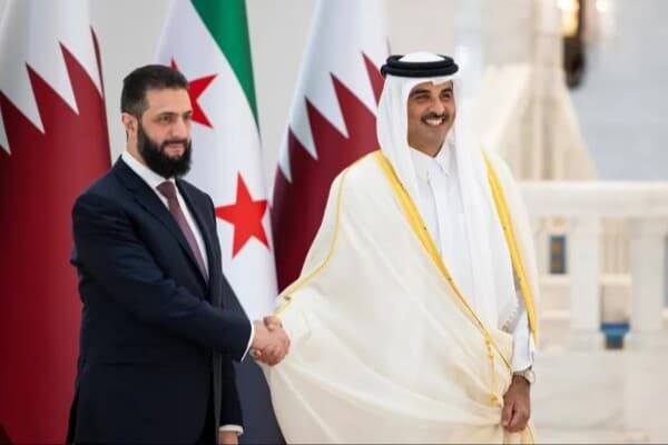 Qatar Emir Discusses Regional Stability with Syria President
