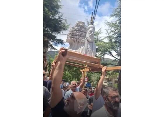 Relics of Taheek al-Houayek moved to Kfarhay