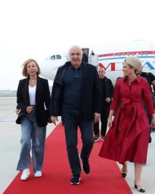 President Aoun and First Lady return from Washington