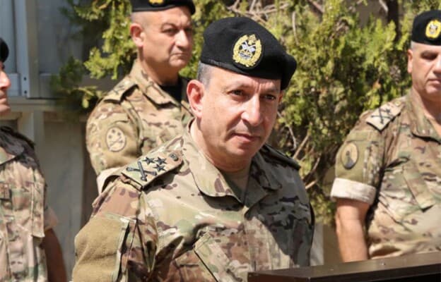 Army chief tours Beirut units to counter internal strife