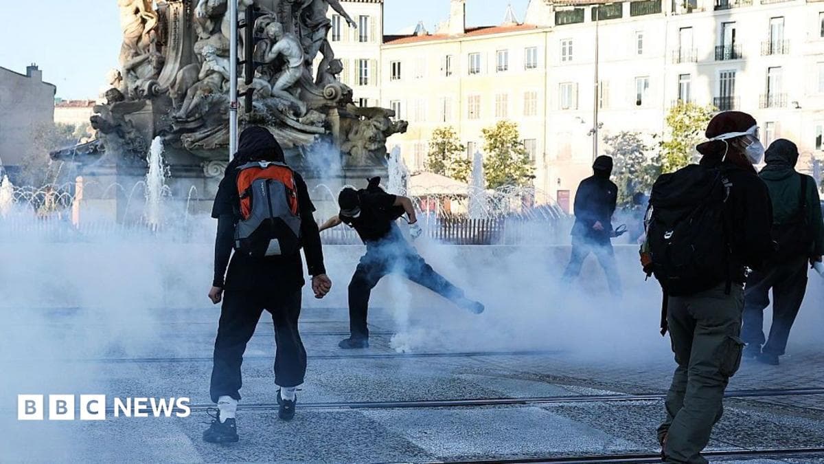 Protests Erupt Across France Today