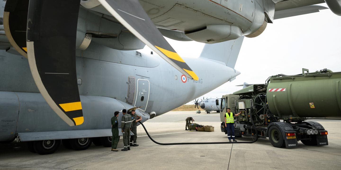A400M adapted for wildfire rescue