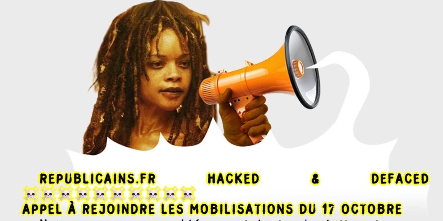 French Right-Wing Site Briefly Hacked for Protest Call