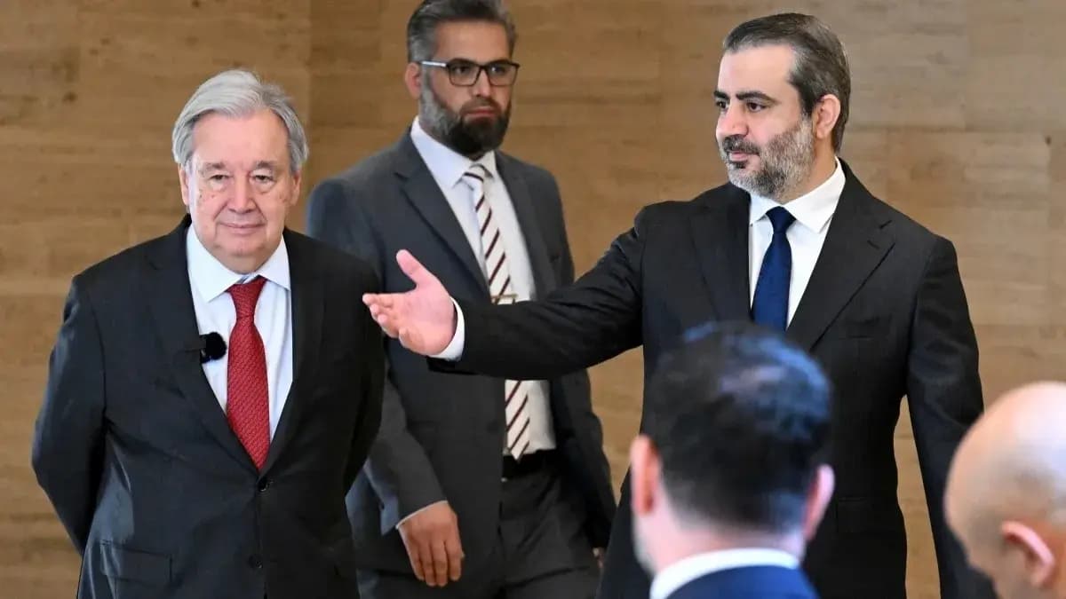 Guterres in Damascus amid Iran smuggling