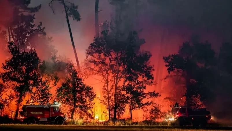 Bordeaux Suburbs Evacuation Over Fires