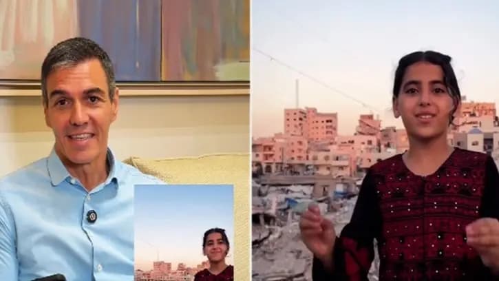 Palestinian Girl Rejoices Over Spanish PM Letter