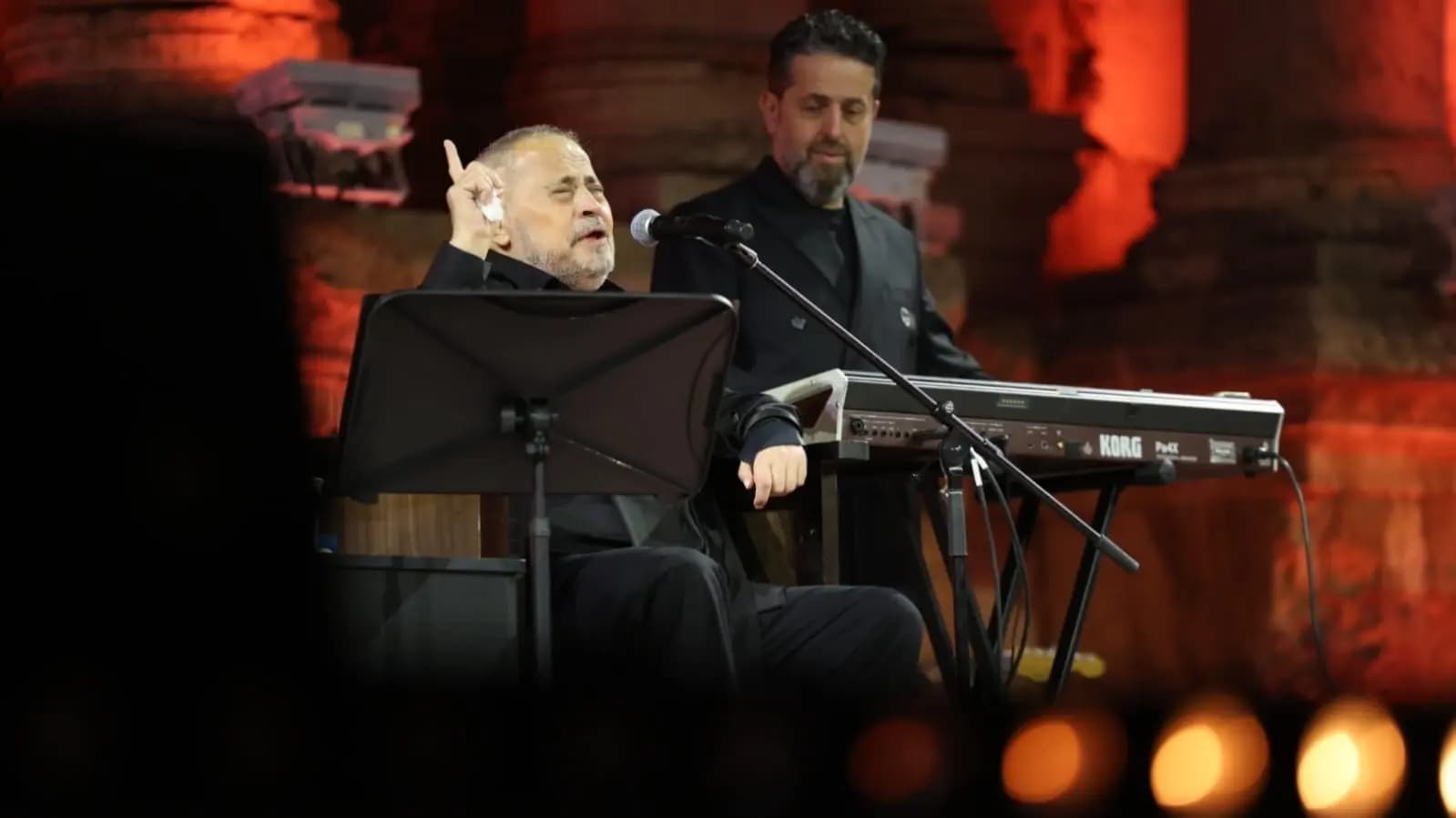 George Wassouf's message at Jerash Festival