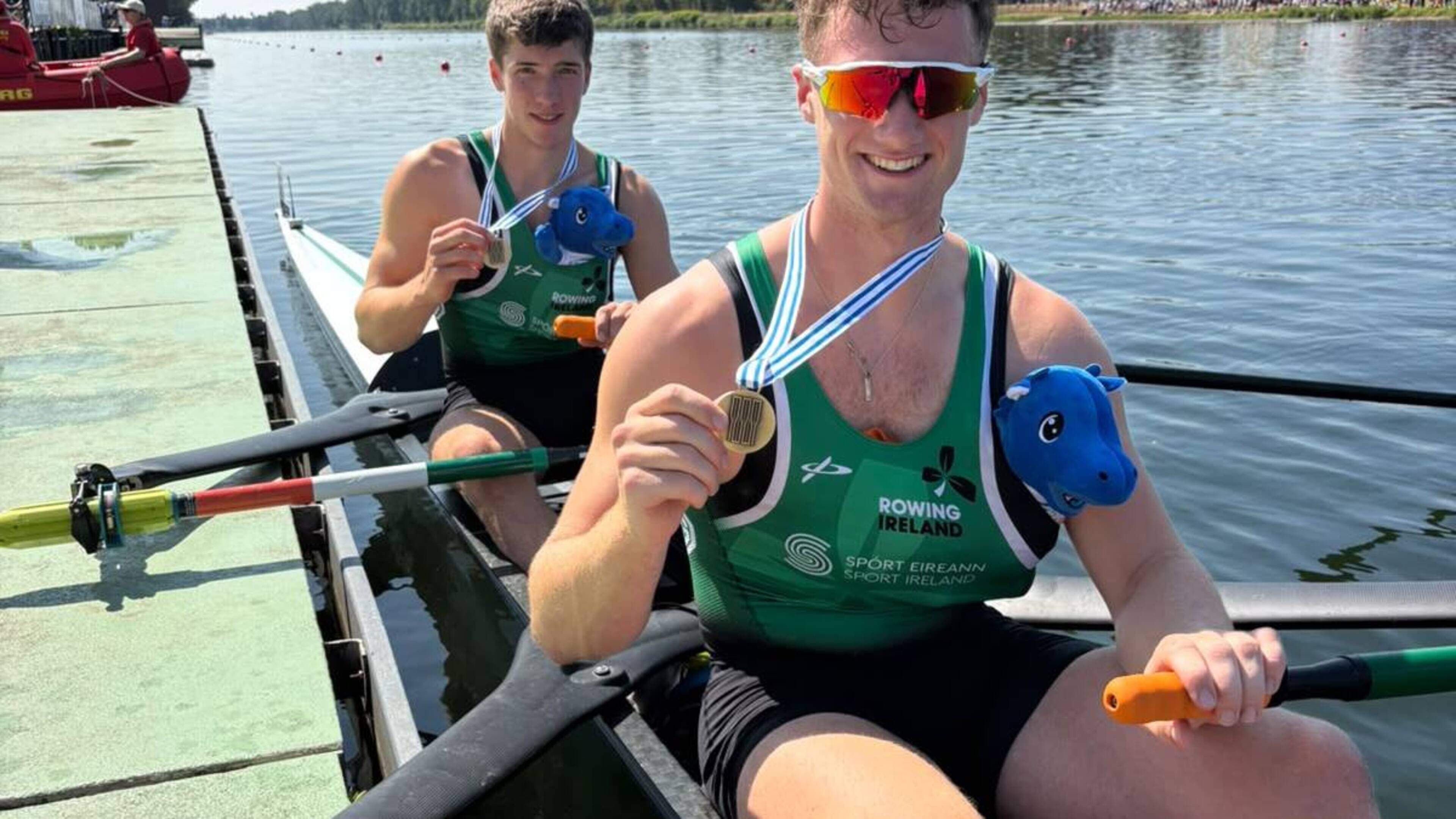 Rafferty and Kirby secure Ireland's first medals at U-23 World Rowing