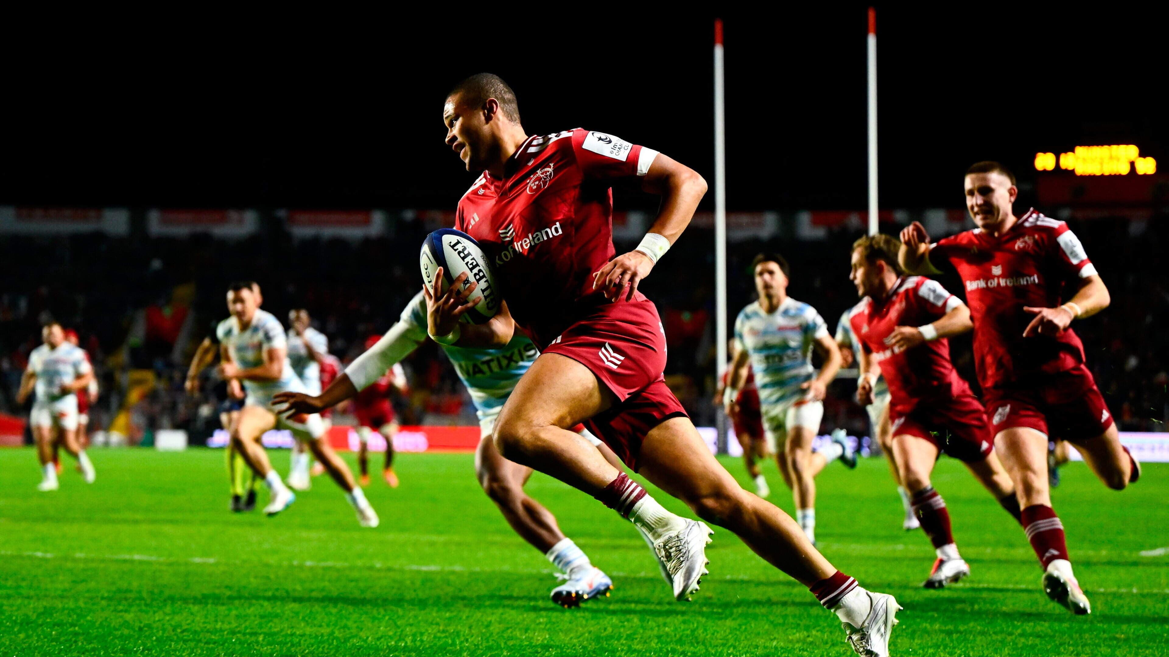 Munster vs Racing 92: Foley honored as Reds lead